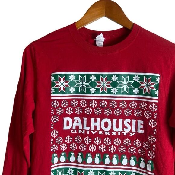 3 for $30! Dalhousie Christmas Red Long Sleeve Shirt - Picture 2 of 6